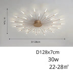Arlo – Modern Scandinavian Fan-Shape Dimmable LED Ceiling Lamp Lampasa.com