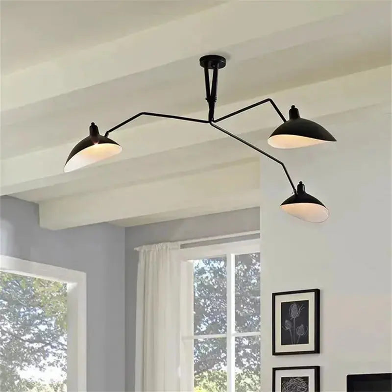 Asa – Industrial Retro LED Ceiling Light with Adjustable Long Arm Design Lampasa.com