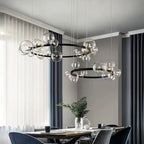 Bendik – Nordic Clear Glass Ball LED Pendant Light with Round Design Kozyled.com
