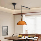 Marvella – Vintage Bauhaus Orange LED Pendant Lamp Lampasa.com