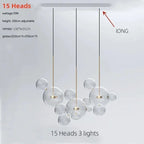 Edzard – Unique Glass Bubble Dimmable LED Pendant Light for Modern Interiors Kozyled.com