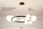 Sten - Modern Artistic Glass Ball LED Pendant Lamp Lampasa.com