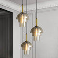 Selene – Modern Amber Glass LED Pendant Lamp Lampasa.com