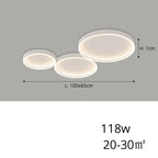 Veya – Modern Circular Dimmable LED Ceiling Lamp Lampasa.com