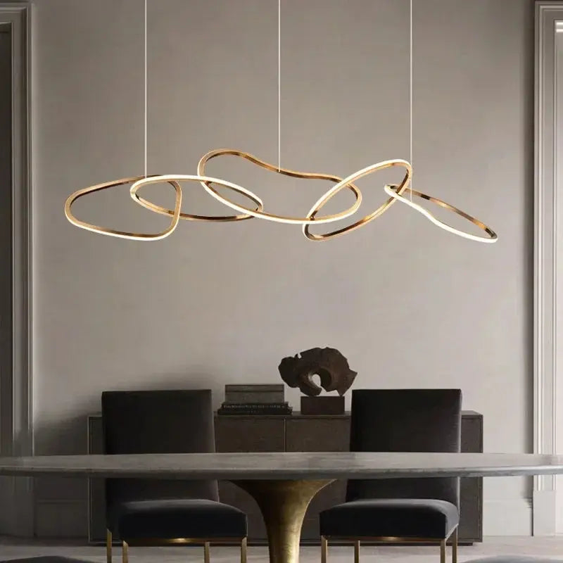 Edda – Creative Circular Dimmable LED Pendant Light for Dining Tables and Bars Kozyled.com