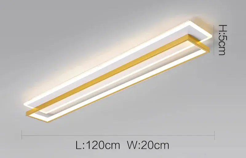 Arvion – Creative Rectangular Dimmable LED Ceiling Lamp Lampasa.com