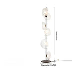 Selma – Luxury Unique Glass Petals LED Floor Lamp Lampasa.com