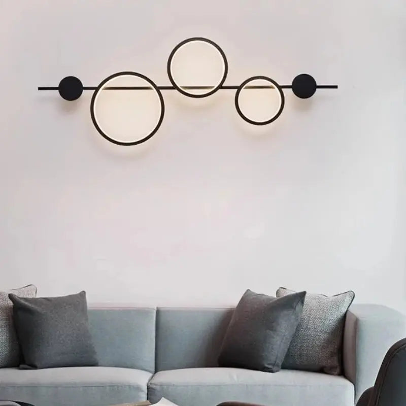 Modern Nordic Creative Ring LED Wall Lamp – Modena lampasa.com