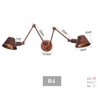 Branson – Modern Rustic LED Wall Light in Black Vintage Finish Lampasa.com