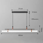 Nilsson – Dimmable Modern LED Pendant Light with Long Tube Design for Dining Tables and Bars Kozyled.com