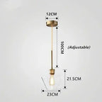 Orya – Artistic Modern Amber Glass LED Pendant Lamp Lampasa.com