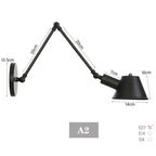 Branson – Modern Rustic LED Wall Light in Black Vintage Finish Lampasa.com
