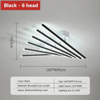 Lumara – Modern Flexible Dimmable LED Ceiling Chandelier Lampasa.com