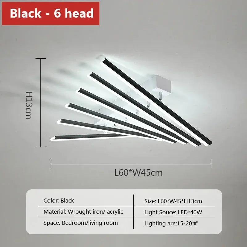 Lumara – Modern Flexible Dimmable LED Ceiling Chandelier Lampasa.com
