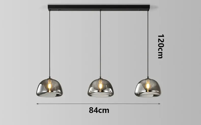 Ingvar – Dimmable Glass LED Pendant Light for Dining Tables and Bars Kozyled.com