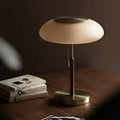Esben – Vintage LED Table Lamp with White Glass Shade Lampasa.com