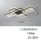 Nivrel – Modern Geometric Dimmable LED Ceiling Lamp Lampasa.com