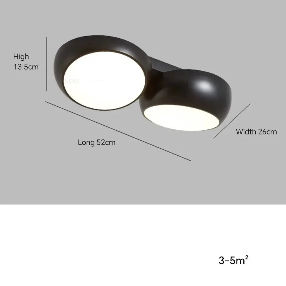 Lykke – Nordic Honeycomb Style LED Ceiling Lamp for Modern, Geometric Lighting Kozyled