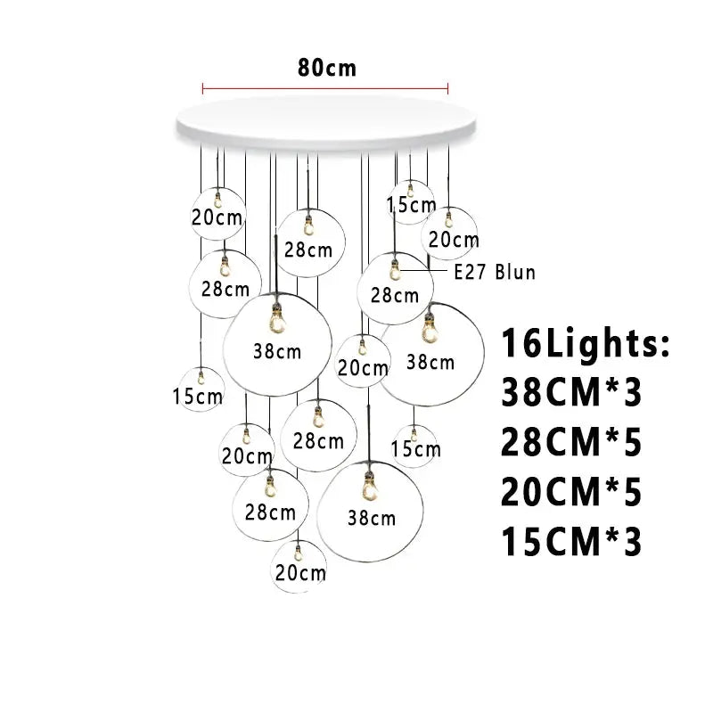 Elna – Modern Lava-Inspired Nordic LED PVC Ball Pendant Lamp for Bold, Stylish Lighting Kozyled