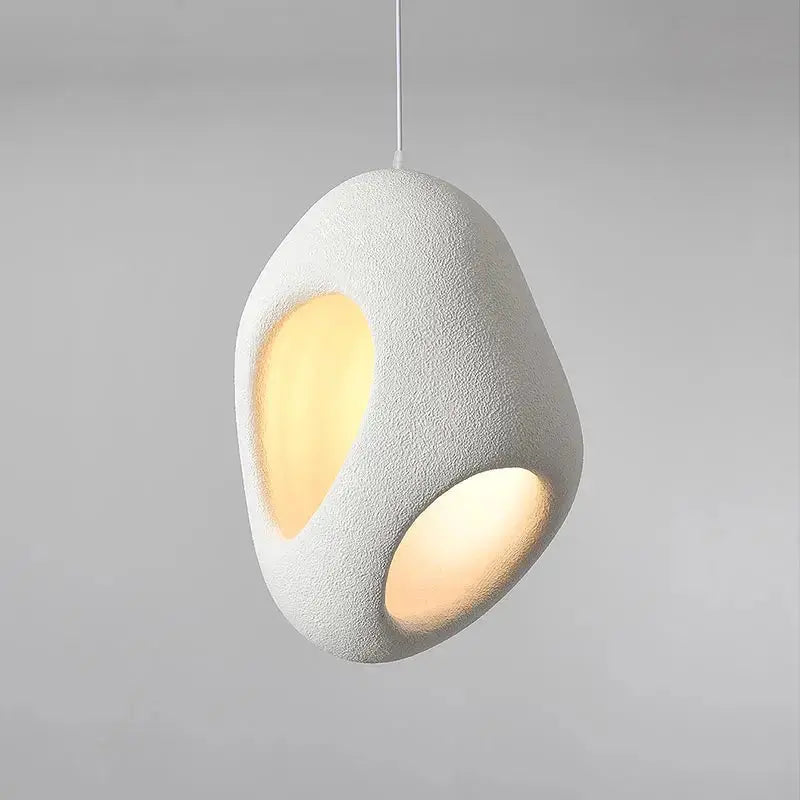 Mitsu – Handmade Japanese Wabi-Sabi Style LED Pendant Light for Natural Minimalist Interiors Kozyled