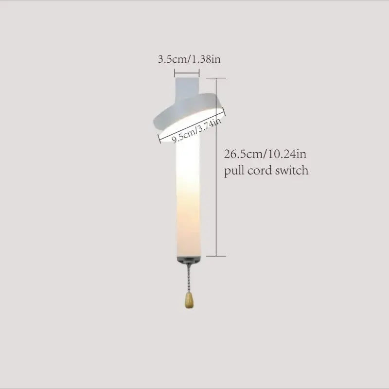 Fenrik – Minimalist Pull Switch Rotatable LED Wall Lamp Lampasa.com
