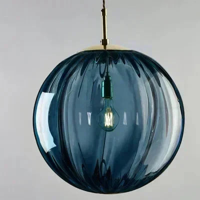 Modern Colorful LED Glass Ball Pendant Lamp – Roma Lampasa.com