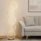 Orion - Modern Circle Design Dimmable Arc Floor Lamp Lampasa.com