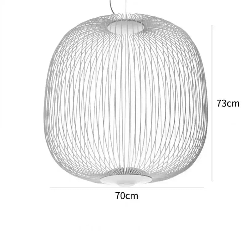 Dagmar – Designer Birdcage Dimmable Pendant Lamp for Unique, Stylish Lighting Kozyled