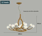 Elof – Rustic LED Pendant Light with Tree Branch inspired Design Lampasa.com