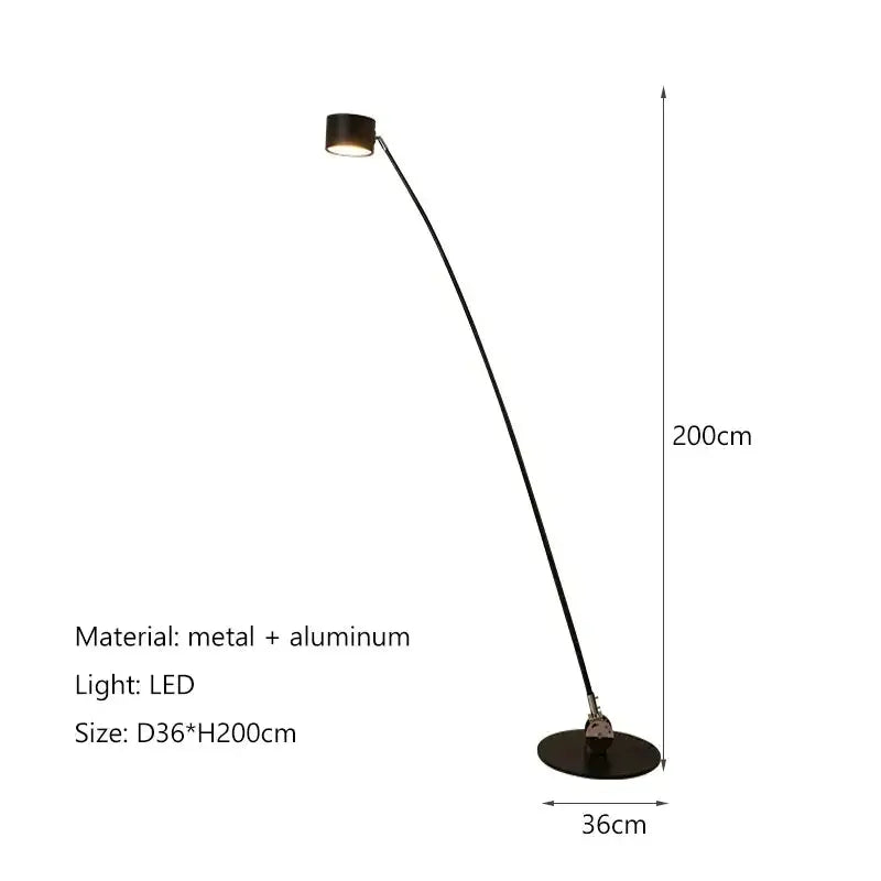 Embla – Modern Minimalist Long Strip LED Floor Lamp for Sleek, Ambient Lighting Kozyled