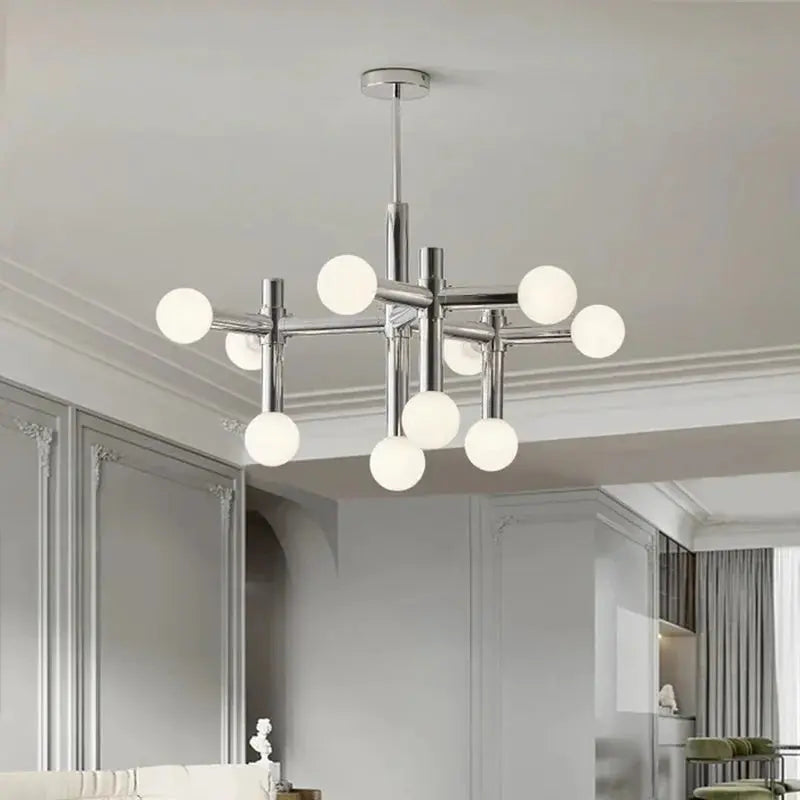Astor – Nordic LED Ceiling Light with Elegant Glass Ball Design Kozyled.com