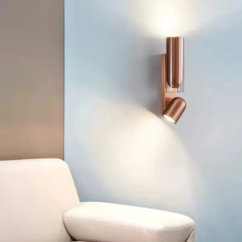 Mia – Postmodern Adjustable Head LED Wall Lamp for Versatile Lighting Kozyled