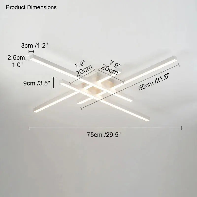 Fenro - Creative LED Strip Dimmable Ceiling Lamp Lampasa.com