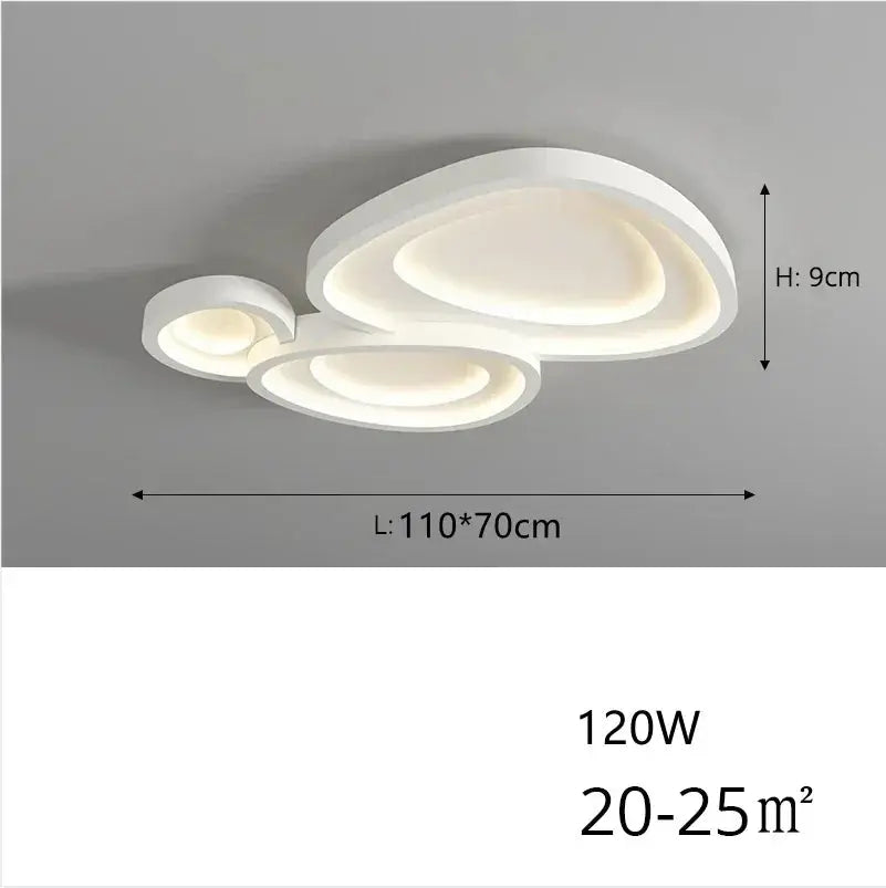 Alex – Modern Sleek Designer Dimmable LED Ceiling Lamp for Contemporary Spaces Kozyled