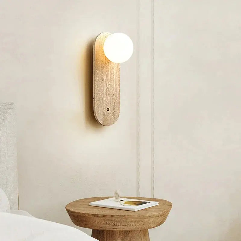 Japandi Stone Acrylic LED Wall Lamp – Nami Lampasa.com