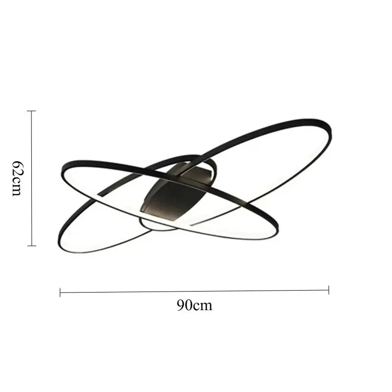 Ezria – Creative Geometric LED Ceiling Lamp Lampasa.com