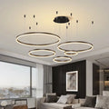 Nirvik – Modern Scandinavian Dimmable LED Ring Pendant Lamp Lampasa.com