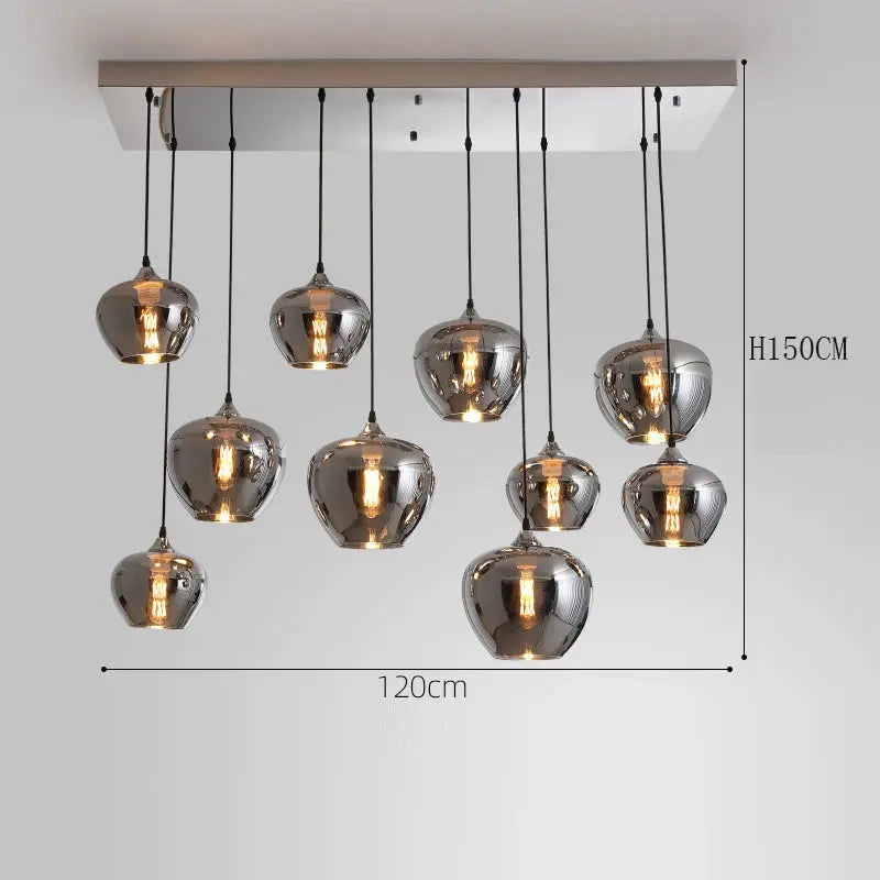 Orman – Sophisticated Luxury Glass Dimmable Pendant Lamp for Elegant Interiors Kozyled