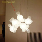 Edzard – Unique Glass Bubble Dimmable LED Pendant Light for Modern Interiors Kozyled.com