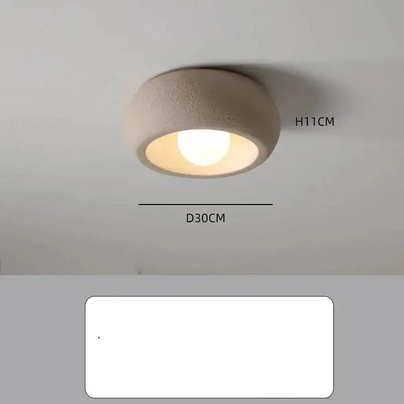 Nara – Japanese Wabi-Sabi LED Ceiling Lamp Lampasa.com