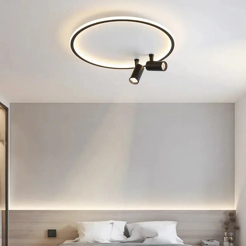Alva – Modern Dimmable LED Ceiling Lamp with Adjustable Spotlights for Versatile Lighting Kozyled