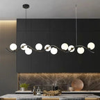 Isak – Dimmable LED Pendant Light with Milky Glass Shade for Dining Tables and Bars Kozyled.com