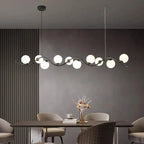 Isak – Dimmable LED Pendant Light with Milky Glass Shade for Dining Tables and Bars Kozyled.com
