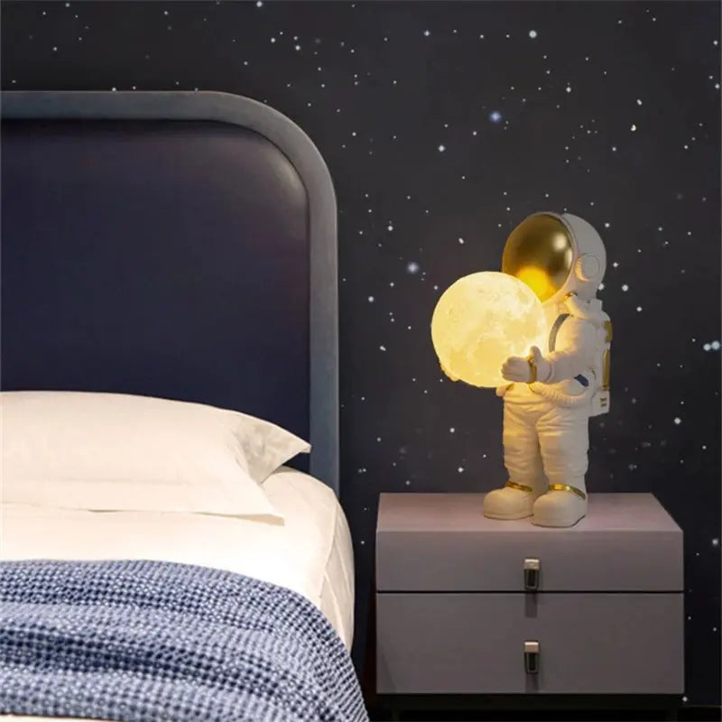 Freya – Astronaut-Themed LED Table and Wall Lamp for Unique, Playful Lighting Kozyled