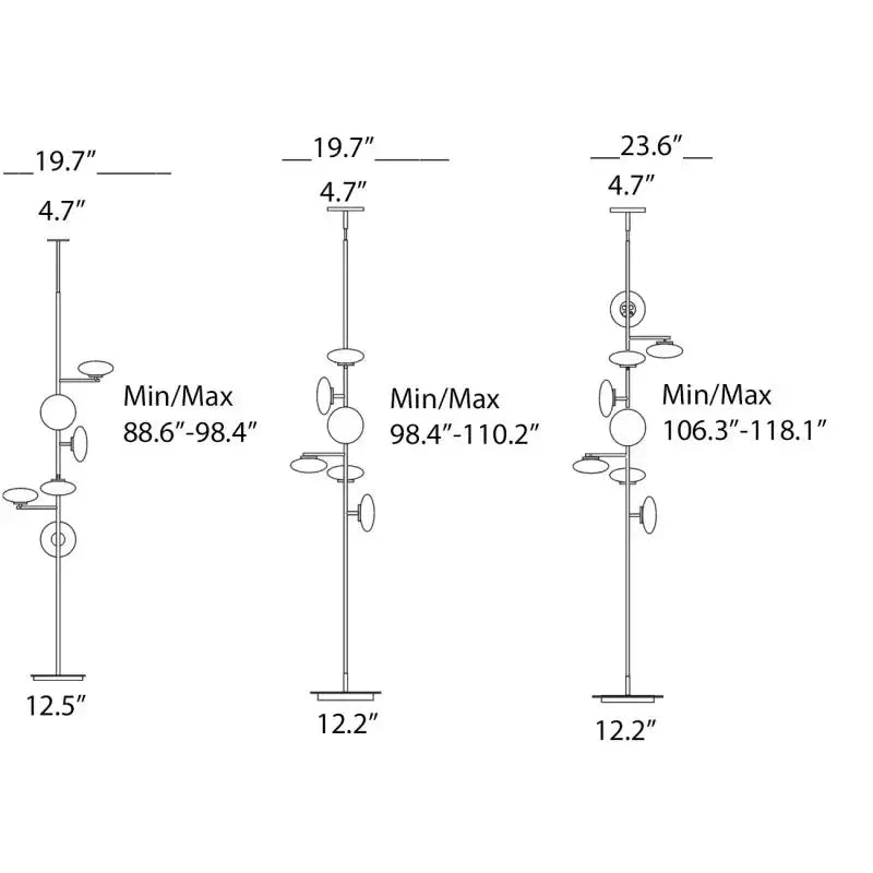 Vexa – Modern Creative Corner LED Floor Lamp Lampasa.com