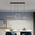 Vegard – Minimalist Double Ring Dining Table Dimmable LED Pendant Lamp Lampasa.com