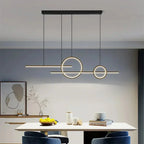 Vegard – Minimalist Double Ring Dining Table Dimmable LED Pendant Lamp Lampasa.com