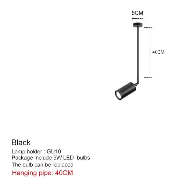 Lirian – Scandinavian adjustable Head LED Pendant Spotlight Lampasa.com