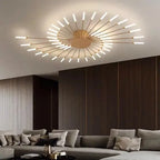Arlo – Modern Scandinavian Fan-Shape Dimmable LED Ceiling Lamp Lampasa.com