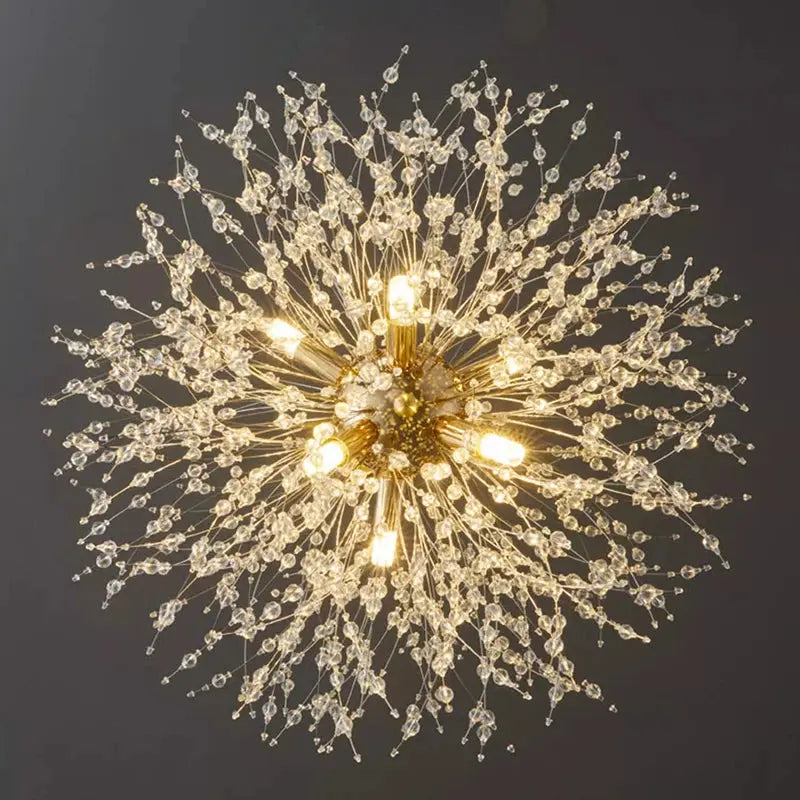 Aurelia – Modern Crystal Dandelion Dimmable LED Pendant Lamp Lampasa.com